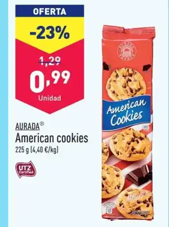 ALDI AURADAⓇ American cookies oferta