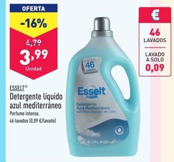 ALDI ESSELTⓇ Detergente líquido azul mediterráneo oferta