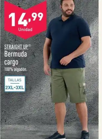 ALDI STRAIGHT UPⓇ Bermuda cargo oferta