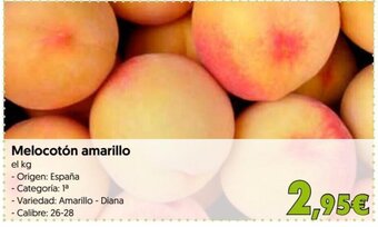 Hiper Usera Melocotón amarillo oferta
