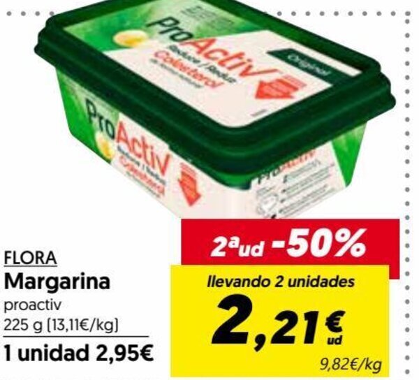 Hiper Usera FLORA Margarina oferta