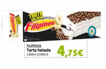 Hiper Usera FILIPINOS Tarta helada oferta