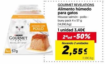 Hiper Usera GOURMET REVELATIONS Alimento húmedo para gatos oferta