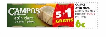 Hiper Usera CAMPOS Atún claro oferta