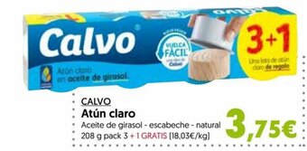 Hiper Usera CALVO Atún claro oferta