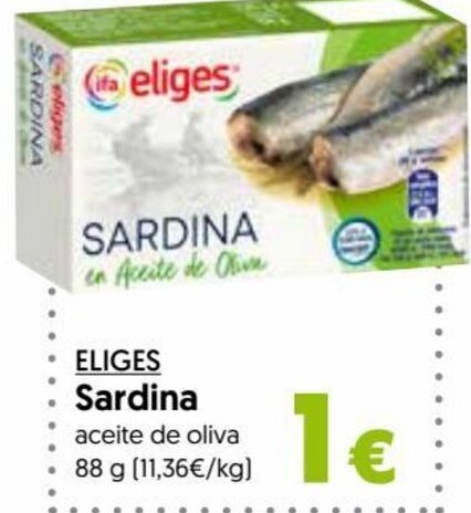 Hiper Usera ELIGES Sardina oferta