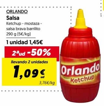 Hiper Usera ORLANDO Salsa oferta