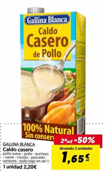 Hiper Usera GALLINA BLANCA Caldo casero oferta