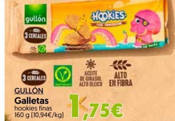 Hiper Usera GULLÓN Galletas oferta