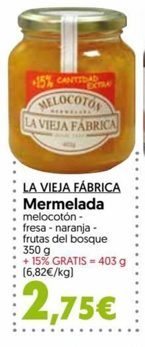 Hiper Usera LA VIEJA FABRICA Mermelada oferta