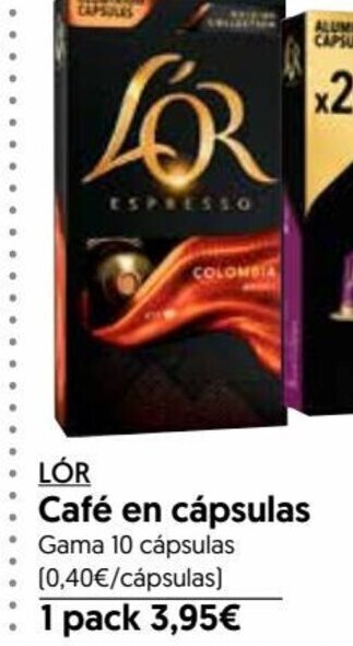 Hiper Usera LÓR Café en cápsulas oferta