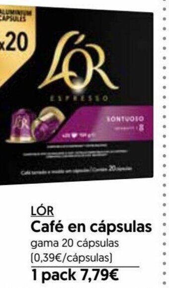 Hiper Usera LÓR Café en cápsulas oferta