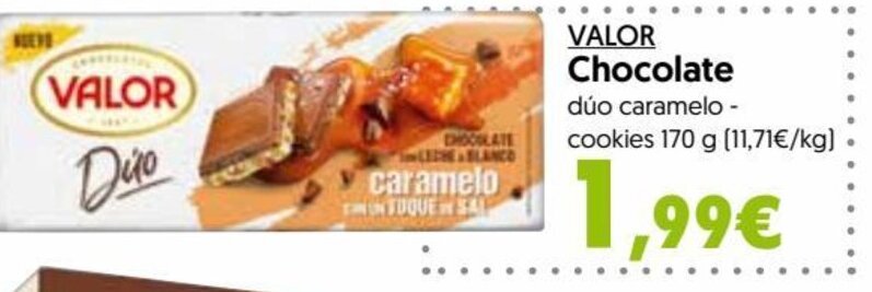 Hiper Usera VALOR Chocolate oferta