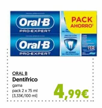 Hiper Usera ORAL B Dentífrico oferta