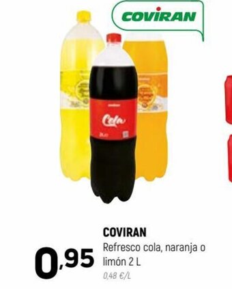 Coviran COVIRAN Refresco cola, naranja o limón 2 L oferta