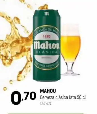 Coviran MAHOU Cerveza clásica lata 50 cl oferta