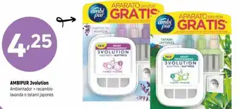 Coviran AMBIPUR 3volution Ambientador + recambio lavanda o tatami japonés oferta