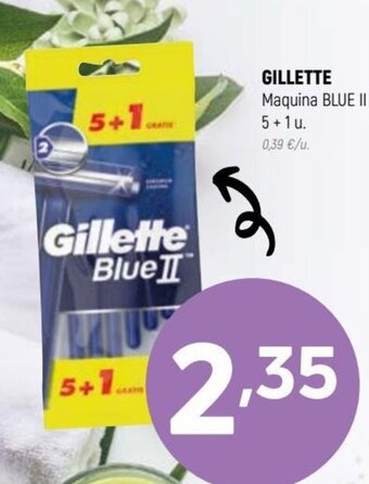 Coviran GILLETTE Maquina BLUE II 5+1 u. oferta