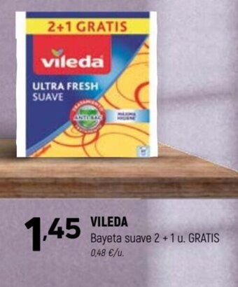 Coviran VILEDA Bayeta suave 2 + 1 u. GRATIS oferta