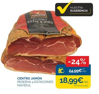 Cash Ecofamilia CENTRO JAMÓN RESERVA 4 ESTACIONES NAVIDUL oferta