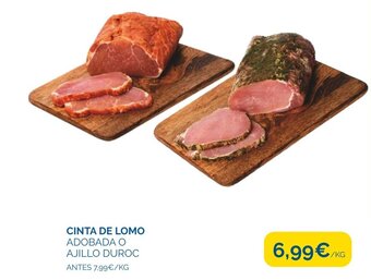 Cash Ecofamilia CINTA DE LOMO ADOBADA O AJILLO DUROC oferta
