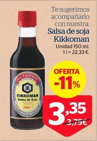La Sirena Salsa de soja kikkoman oferta