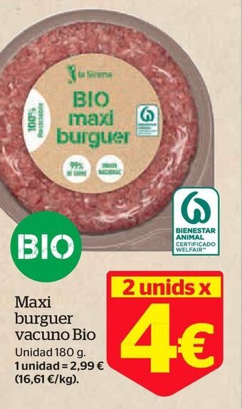 La Sirena Hamburguesas oferta