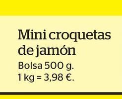 La Sirena Croquetas de jamón oferta