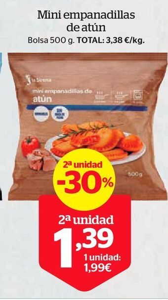 La Sirena Empanadillas de atún oferta