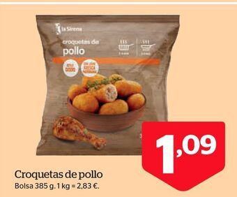 La Sirena Croquetas de pollo oferta