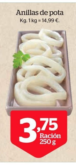 La Sirena Anillas de pota oferta