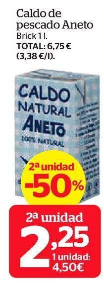 La Sirena Caldo de pescado aneto oferta
