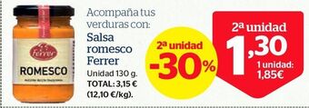 La Sirena Salsa romesco ferrer oferta
