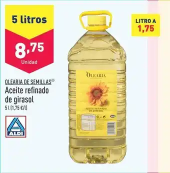 ALDI Aceite de girasol oferta