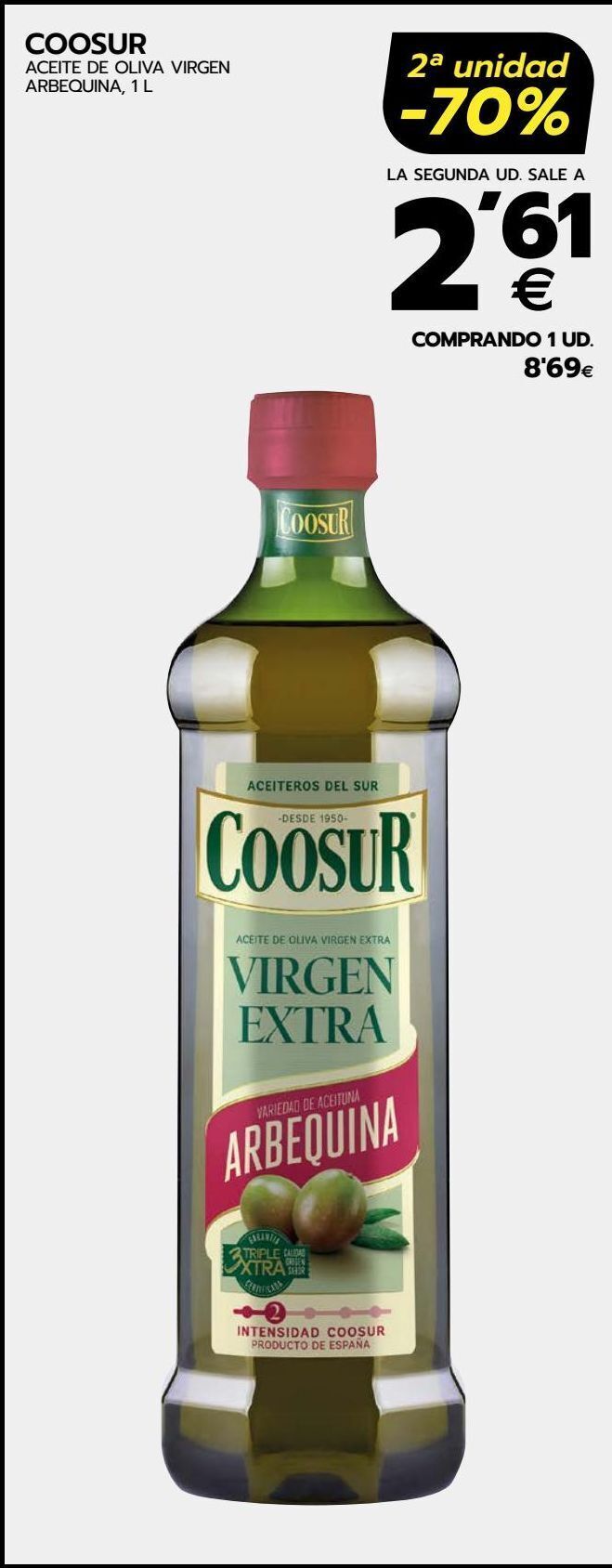 BM Supermercados Aceite de oliva virgen extra coosur oferta