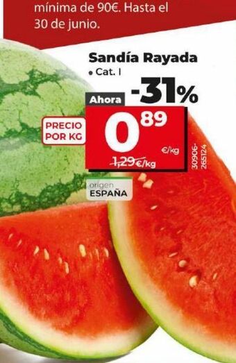 Maxi Dia Sandía rayada oferta