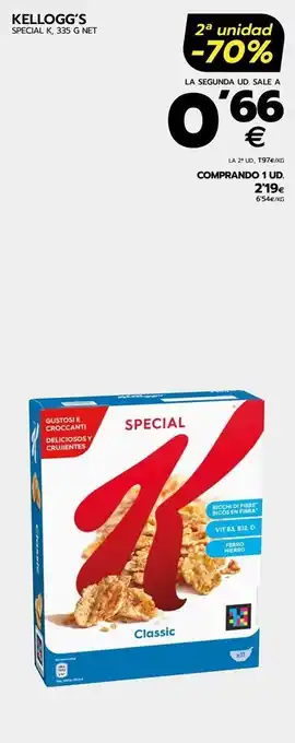 BM Supermercados Cereales special k kellogg's oferta