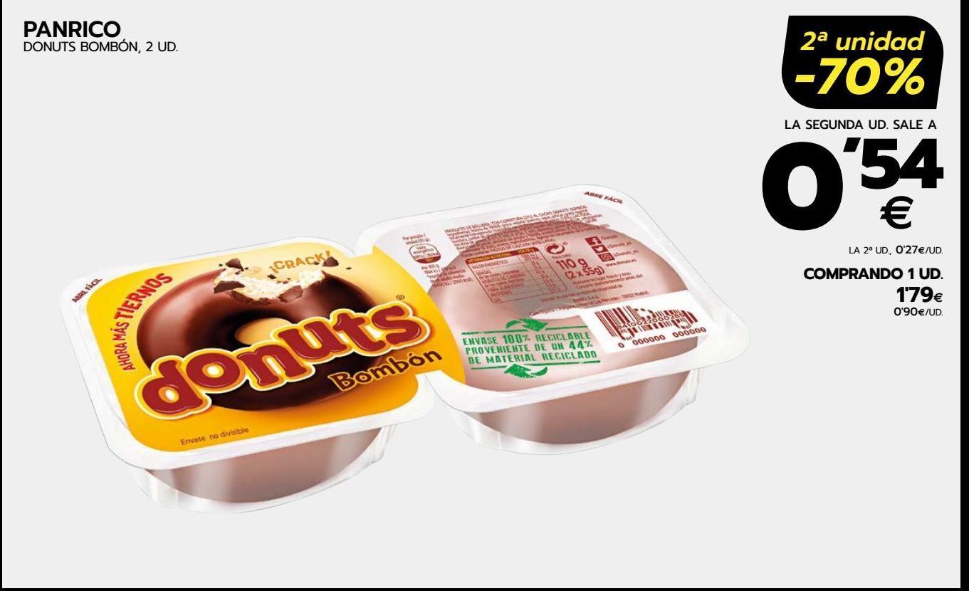BM Supermercados Donuts panrico oferta