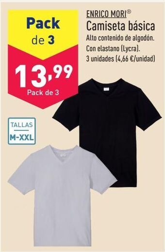 ALDI Camiseta enrico mori oferta