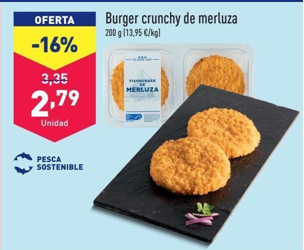 ALDI Hamburguesas oferta