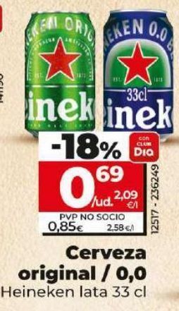 Maxi Dia Cerveza heineken oferta