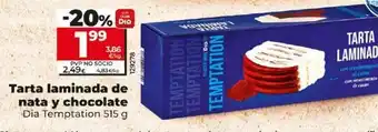 Dia Tarta laminada de nata y chocolate oferta
