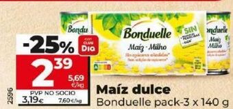 Dia Maíz dulce oferta