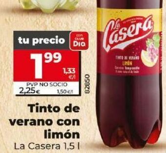 Dia Tinto de verano con limon oferta