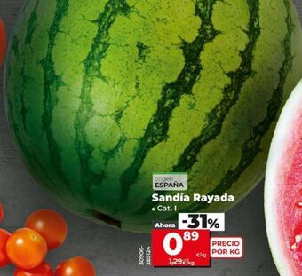Dia Sandia rayada oferta