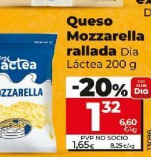 Dia Queso mozzarella rallada oferta