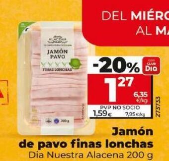 Dia Jamón de pavo dia oferta