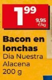 Dia Bacon en lonchas dia oferta