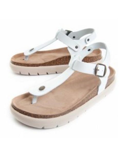 Venca Sandalia de piel con plataforma para mujer. oferta