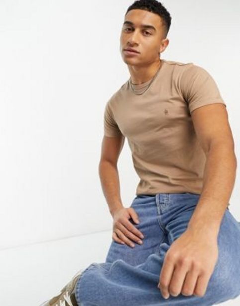 Asos Camiseta color camel con cuello redondo de french connection oferta